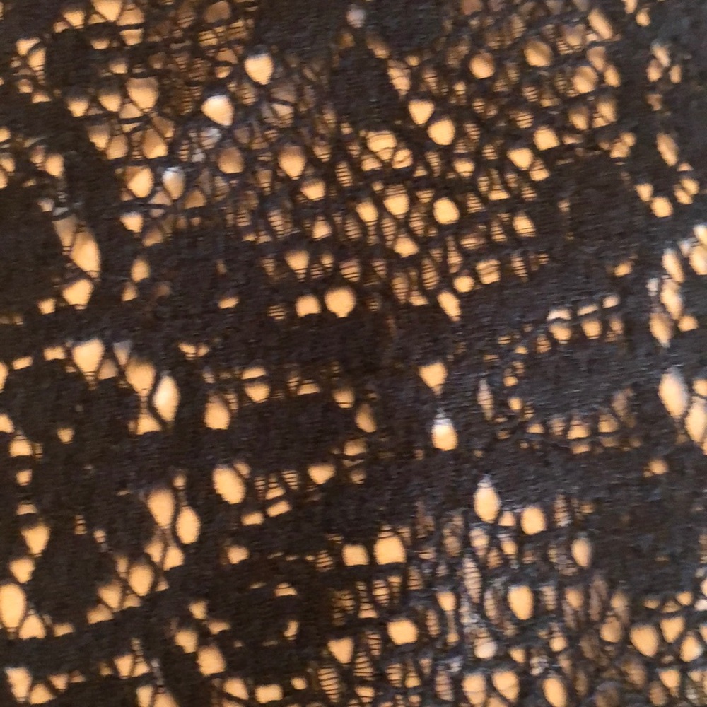 THE LIMITED NWOT BLACK CROCHET CAP SS SHIRT XS - Picture 13 of 14